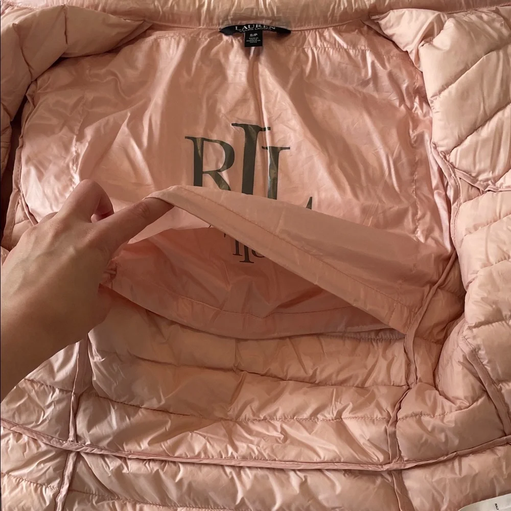 Polo by Ralph Lauren Light Pink Puffer Jacket - Picture 7 of 9
